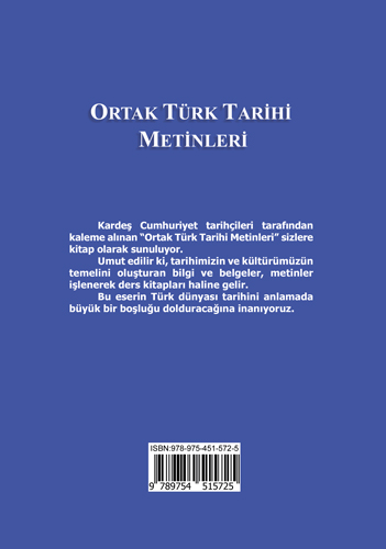 Ortak Türk Tarih Metinleri